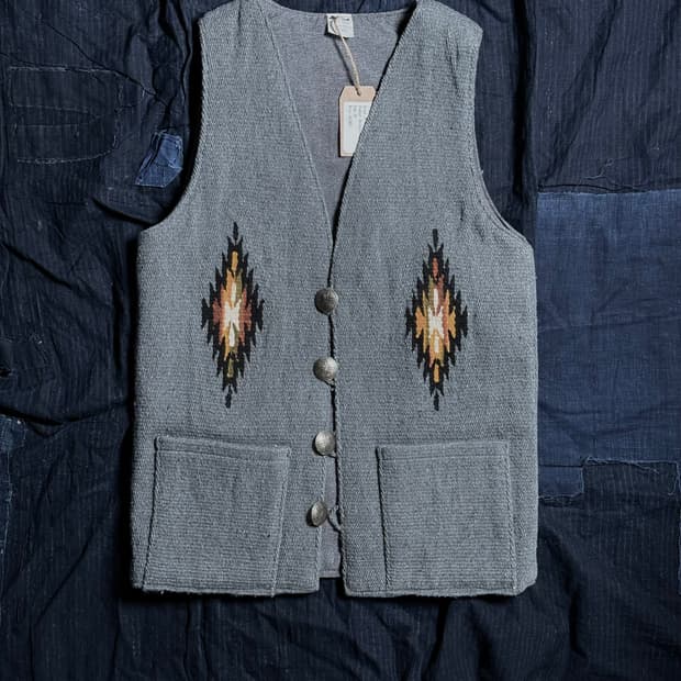 80-90‘s 몰리나 치마요 울 베스트 XS