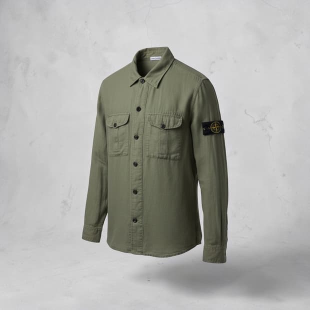 100/ 스톤아일랜드 2000AW 린넨 마 셔츠자켓