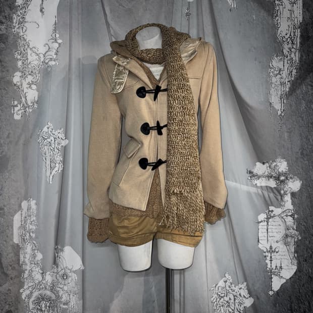 베이지브라운 오네갸루 라떼갸루 너에게닿기를 아야네깔 코디세트 