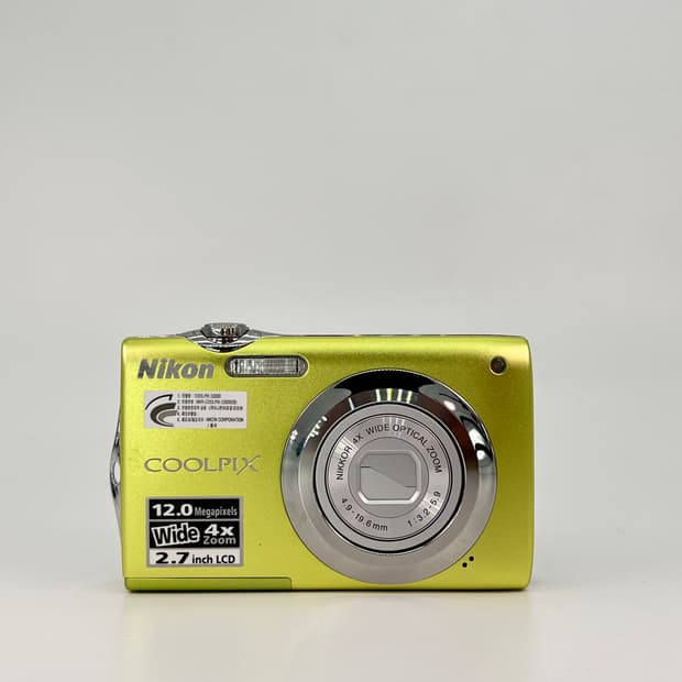 니콘 쿨픽스 Nikon Coolpix S3000 옐로우 라임