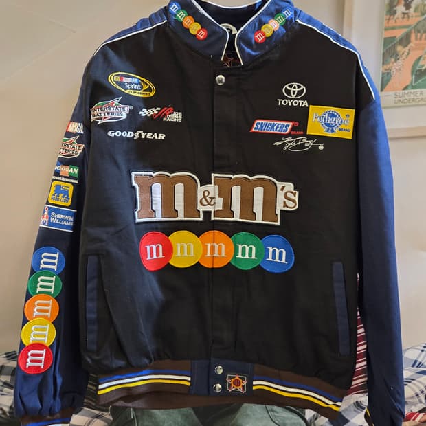 VINTAGE 빈티지 m&m 엠엔엠레이싱자켓
