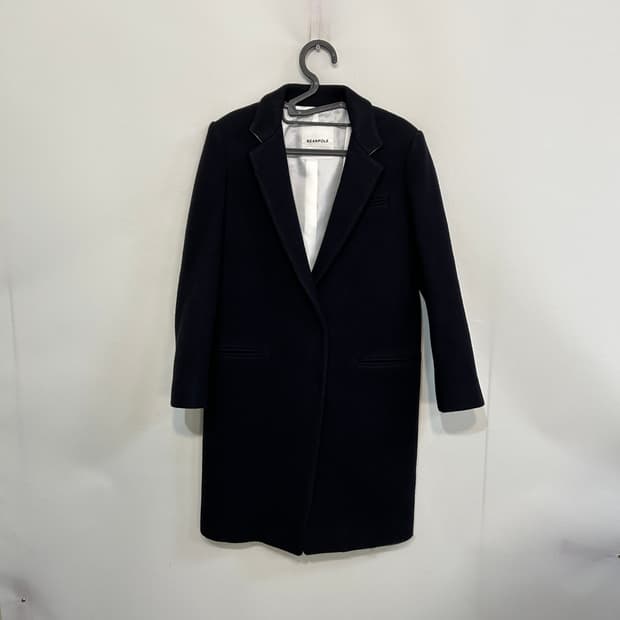 빈폴 여성 모 코트 90