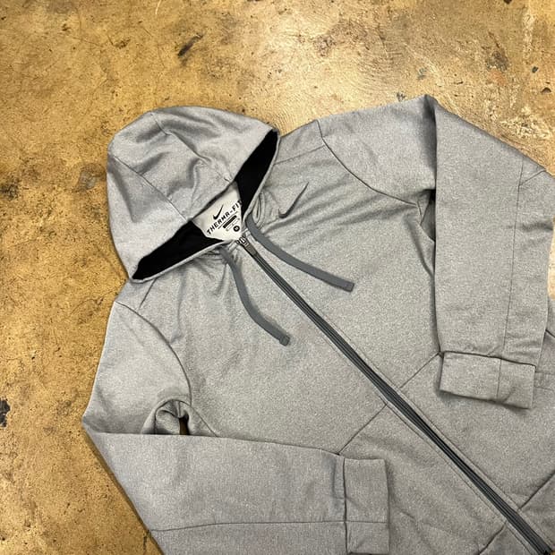 [정품/M] 나이키 드라이핏 풀집업 후드집업 회색 b15