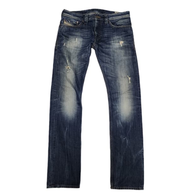 디젤 THANAZ 워싱 디스트로이드 팬츠