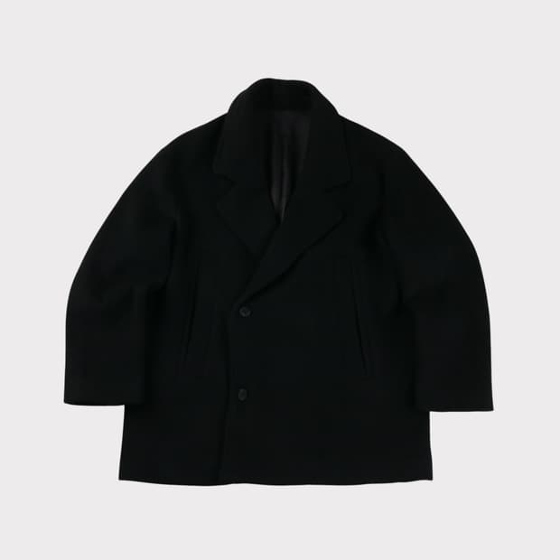 [M] 뮐 오버사이즈 울 피코트