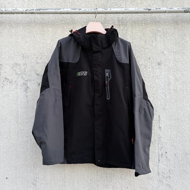 XL)코오롱 텍티니컬 투웨이 바람막이 자켓