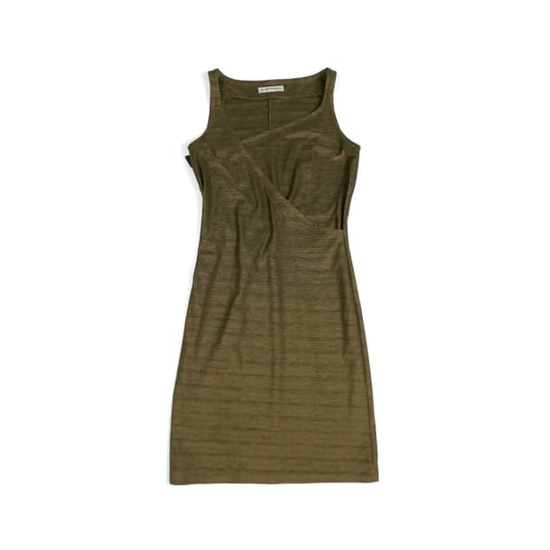 Emporio Armani wrap detail dress