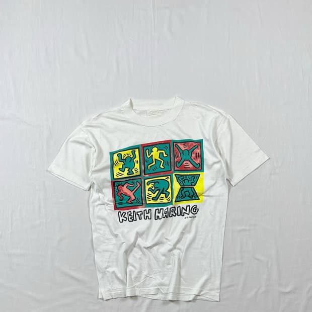 80’s 89년도 키스해링 keith haring 반팔티