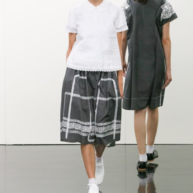 Ethnic Pattern Gathered Skirt