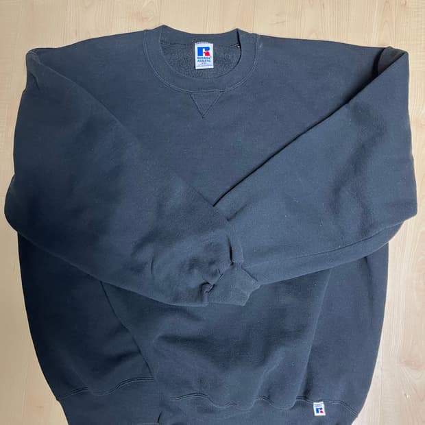 [XXL] 90s usa russell 스웻 블랙