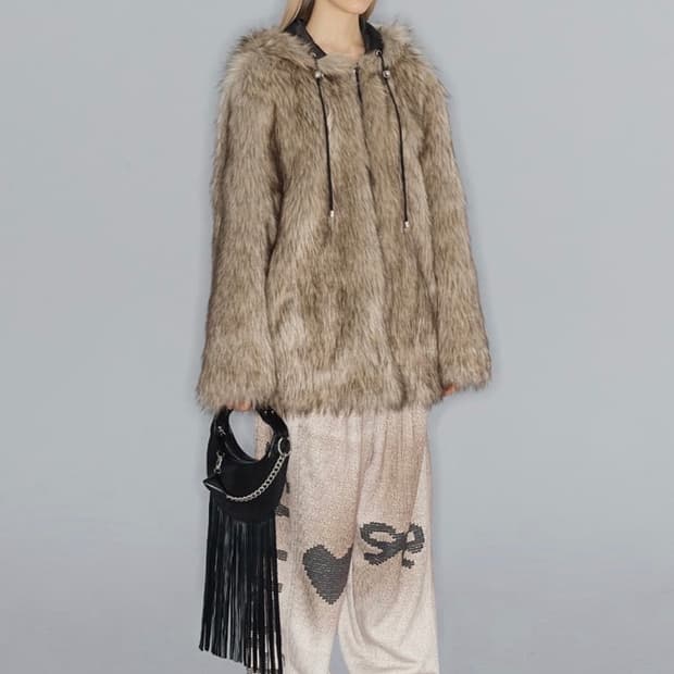 오픈와이와이 리버시블 후드 퍼자켓