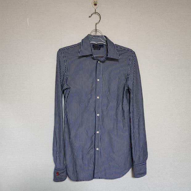 폴로랄프로렌 스트라이프 남방 여S