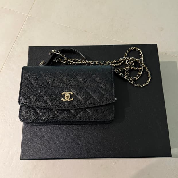 샤넬 25 woc 캐비어 시즌백