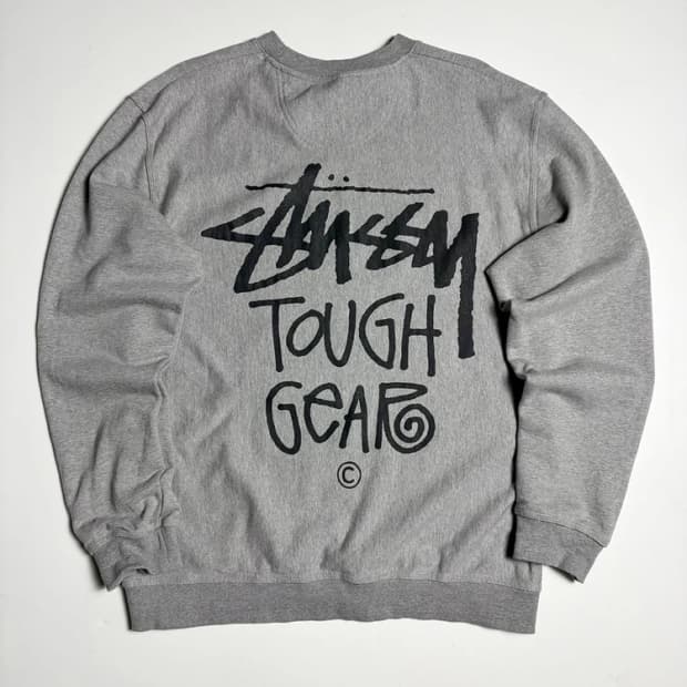 스투시 STUSSY 터프 기어 코튼 맨투맨 R1302
