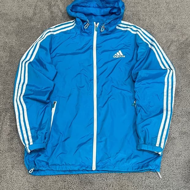 (105) 아디다스 트랙 우븐 집업