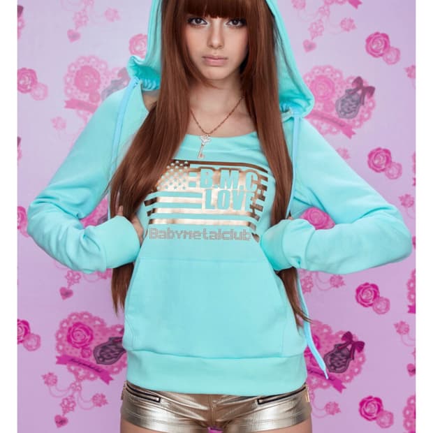 베이비메탈클럽 베메클 러브 후디 민트