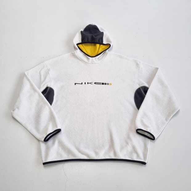 90S 빈티지 NIKE 플리스 후디 - L