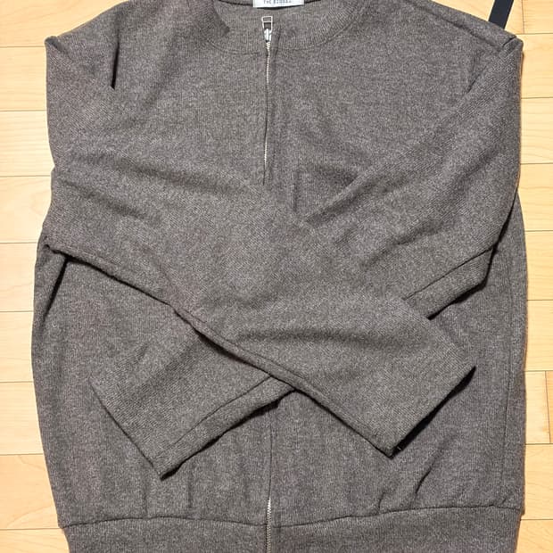 다크 브라운 니트 가디건