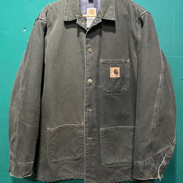 칼하트 모스그린 초어자켓 