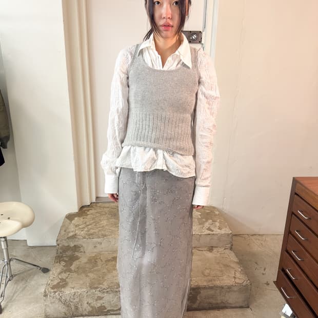 Anne Fontaine White Shirt/ 44