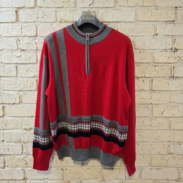 JDX 골프 남성 하프집업 니트 105