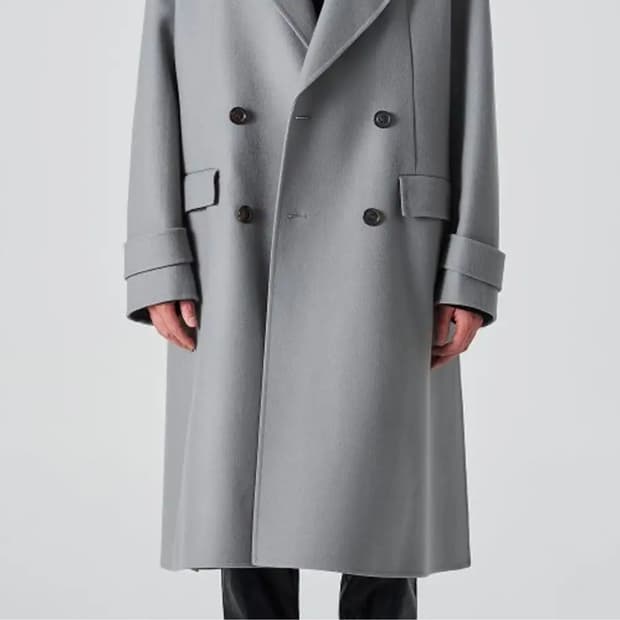 준지 20fw 핸드메이드 코트 그레이, 48사이즈