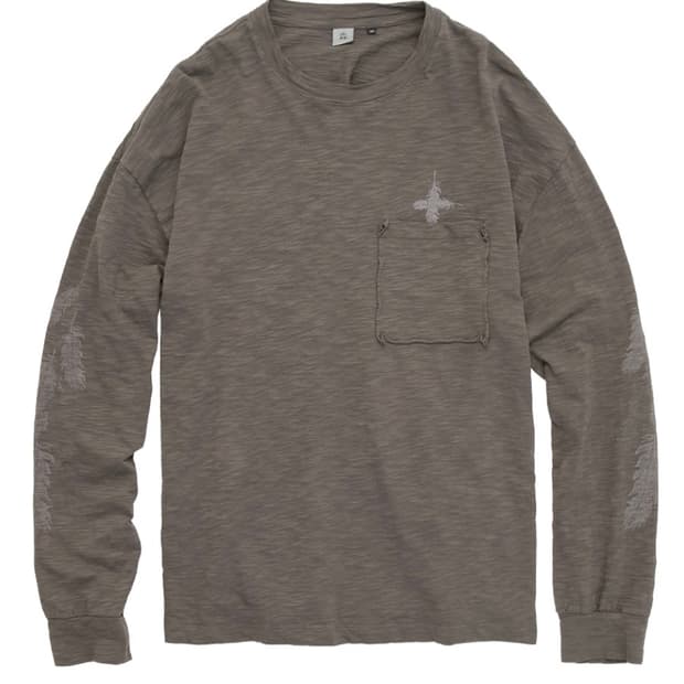 [2] 폴리테루 1011 페더 롱슬리브 브라운