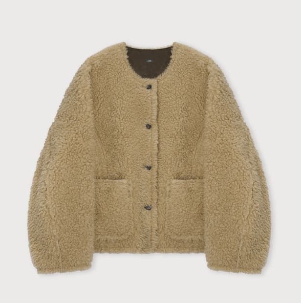 에토스 컬리 시어링 코트