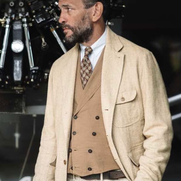 RRL 25SS 언컨스트럭티드 실크 린넨 헤링본 블레이저 M 신품