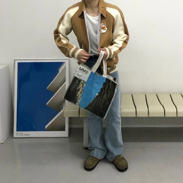 (L) 15aw 메종키츠네 국뽕 테디 자켓