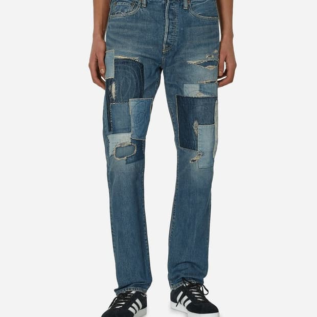 캐피탈 14oz 데님 5p 몽키 시스코 팬츠