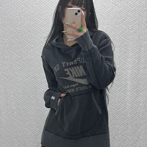 나이키 올드스쿨 빈티지 스트릿 와플 후드티 L C08563