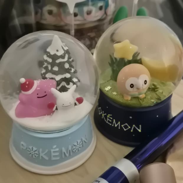 롯데리아 포켓몬스터 나몰빼미 스노우볼