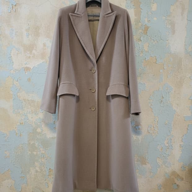 막스마라 made in italy 롱 코트 베이지 55