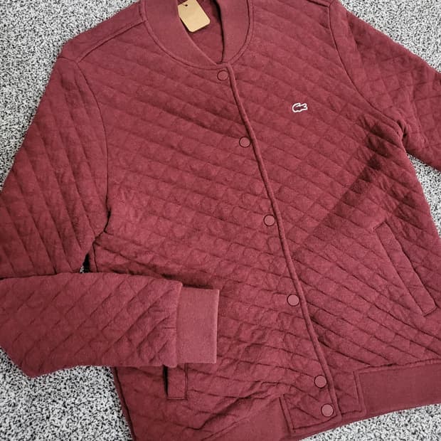 라코스테 퀼팅 자켓 