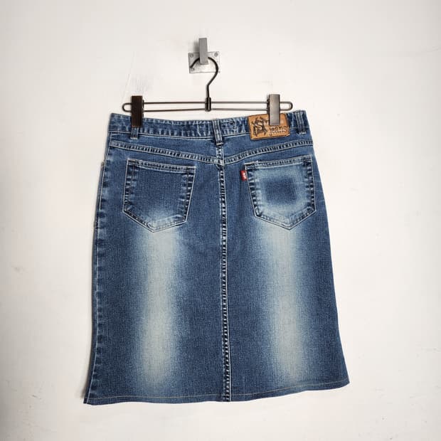 X-STICK 데님 스커트