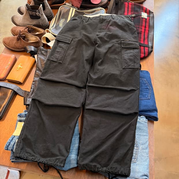 히스테릭 글래머 와이드 BDU M65 팬츠 34 33 밀리터리 팬츠