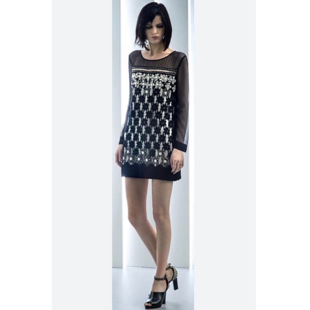 Alberta Ferretti 알베르타 페레티 비즈장식 미니 원피스