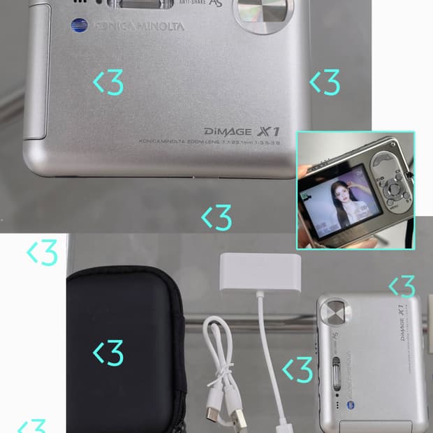 🩵SS민트급🩵 코니카 미놀타 디미지 X1 (빈티지 디카) 양도