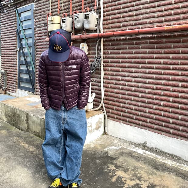 컬럼비아 구스다운 경량패딩