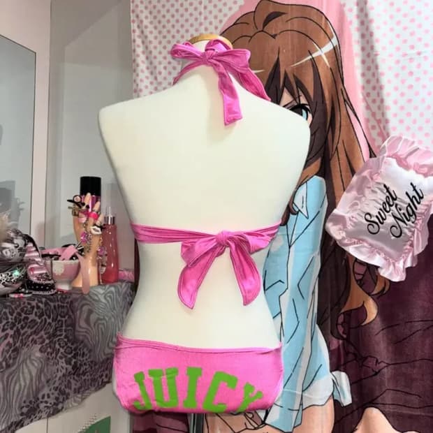 쥬시꾸뛰르 비키니 정품 갸루