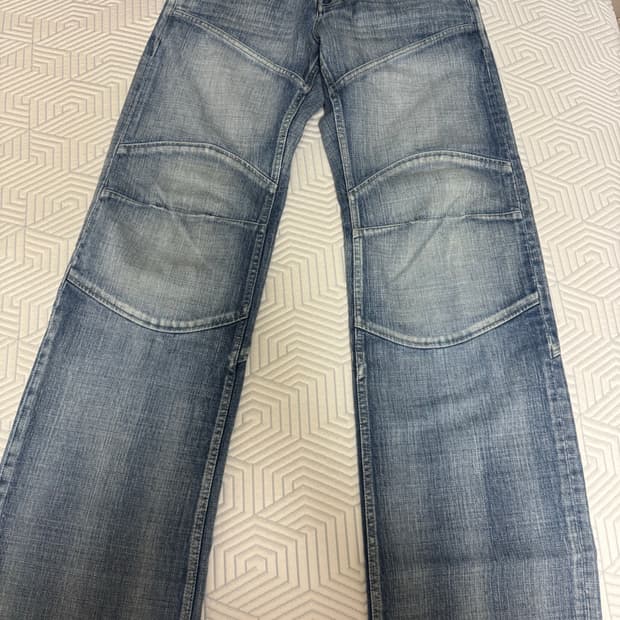 [S] 발렌시아가 로우라이즈 바이커 데님