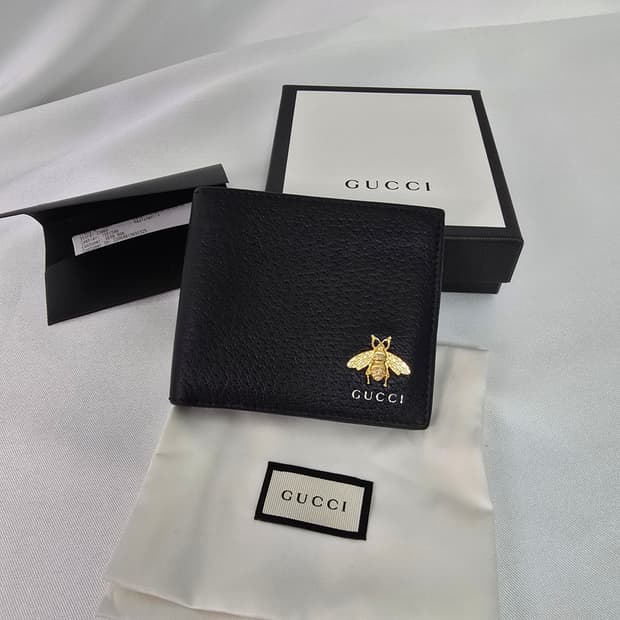 구찌 에니멀리에 꿀벌 반지갑