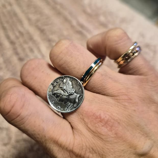 9.25 Silver 은화반지 