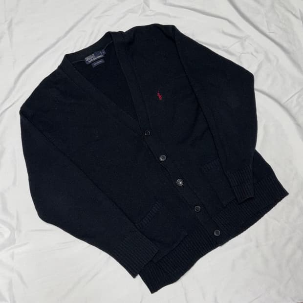 폴로 랄프로렌 램스울 니트 가디건