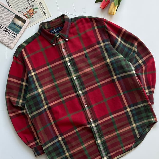 Polo 폴로랄프로렌 타탄 체크 셔츠