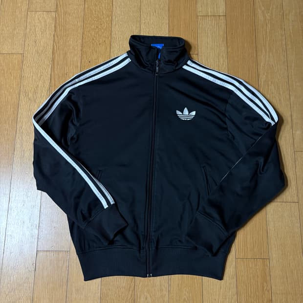 아디다스 파이어버드 블랙 저지 집업 95