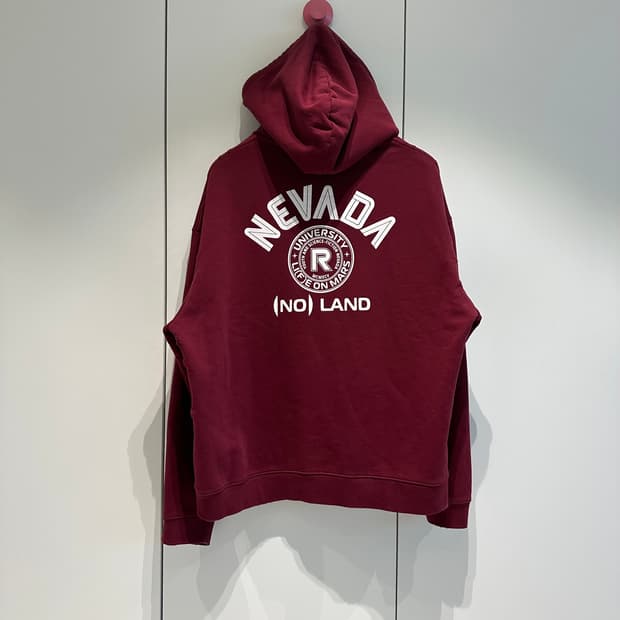 라프시몬스 21-22fw 네바다 디스트레시드 후드