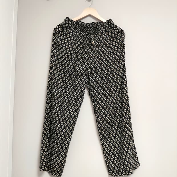 에스닉 패턴 팬츠