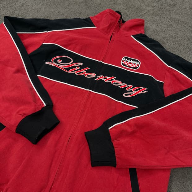 [ 정품/M ] 리베르텡 코튼 레이싱 모터사이클 자켓